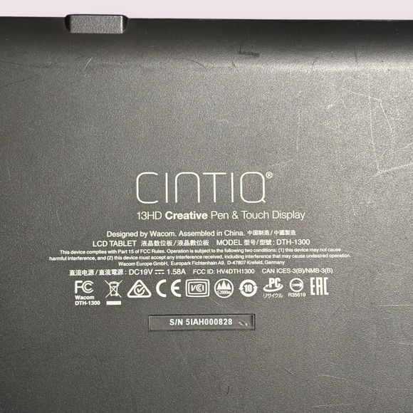 Wacom CintiQ Hybrid Tablet DTH-A1300 32GB 13" 2GB RAM Tablet Only - Picture 3 of 3